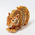 Tiger Crystal Evening Clutch Bags For Wedding Party New Metal Bling Rhinestone Novelty Purses And Handbags Luxury Designer