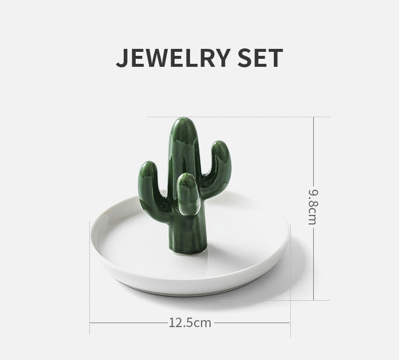 Jewelry Stand Hanging Tray Gold Ceramic Necklace Earring Ring Holder Rack Storage Organizer Stand For Jewelry Display