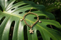 Gold Plated Stainless Steel Anti Tarnish Star themed Wraparound Bracelet For Women 