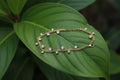 Gold Plated Stainless Steel Anti Tarnish Crystal Accents Dainty Wraparound Bracelet