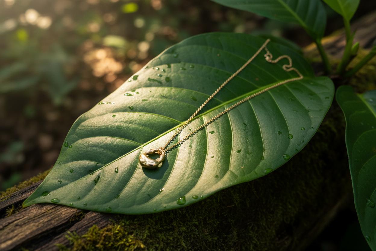 Gold Plated Anti Tarnish Stainless Steel Contemporary Pendant