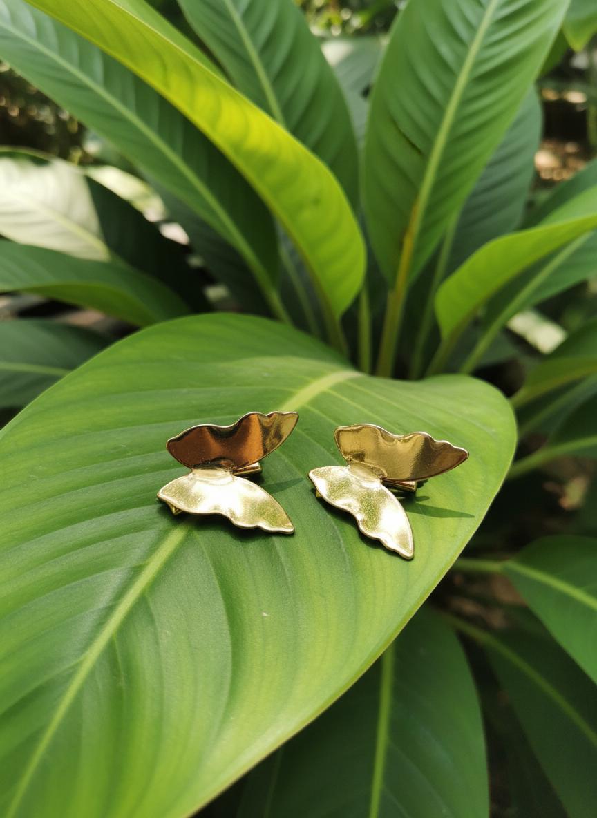 Butterfly hair clips